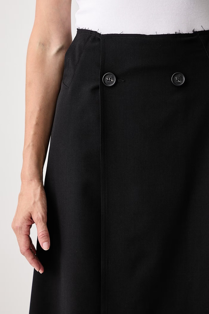 MM6 Maison Margiela MM6 Maison Margiela φούστα με μαλλί - 5