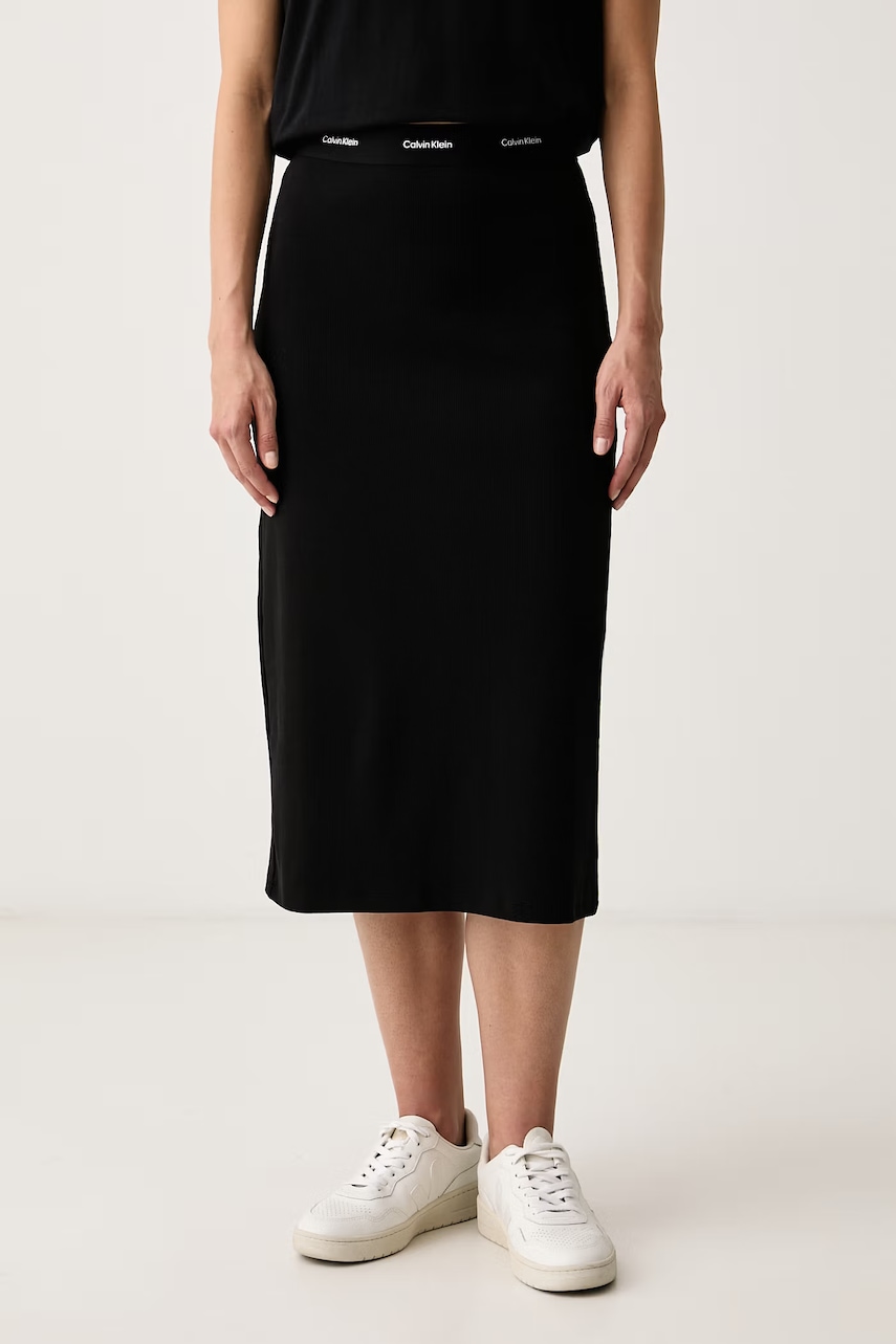Calvin Klein Jeans suknja od pamuka s elastanom