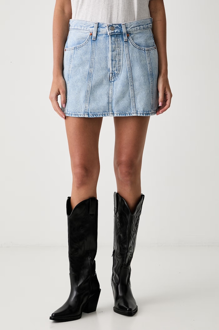 Levi's spódnica jeansowa SEAMED ICON