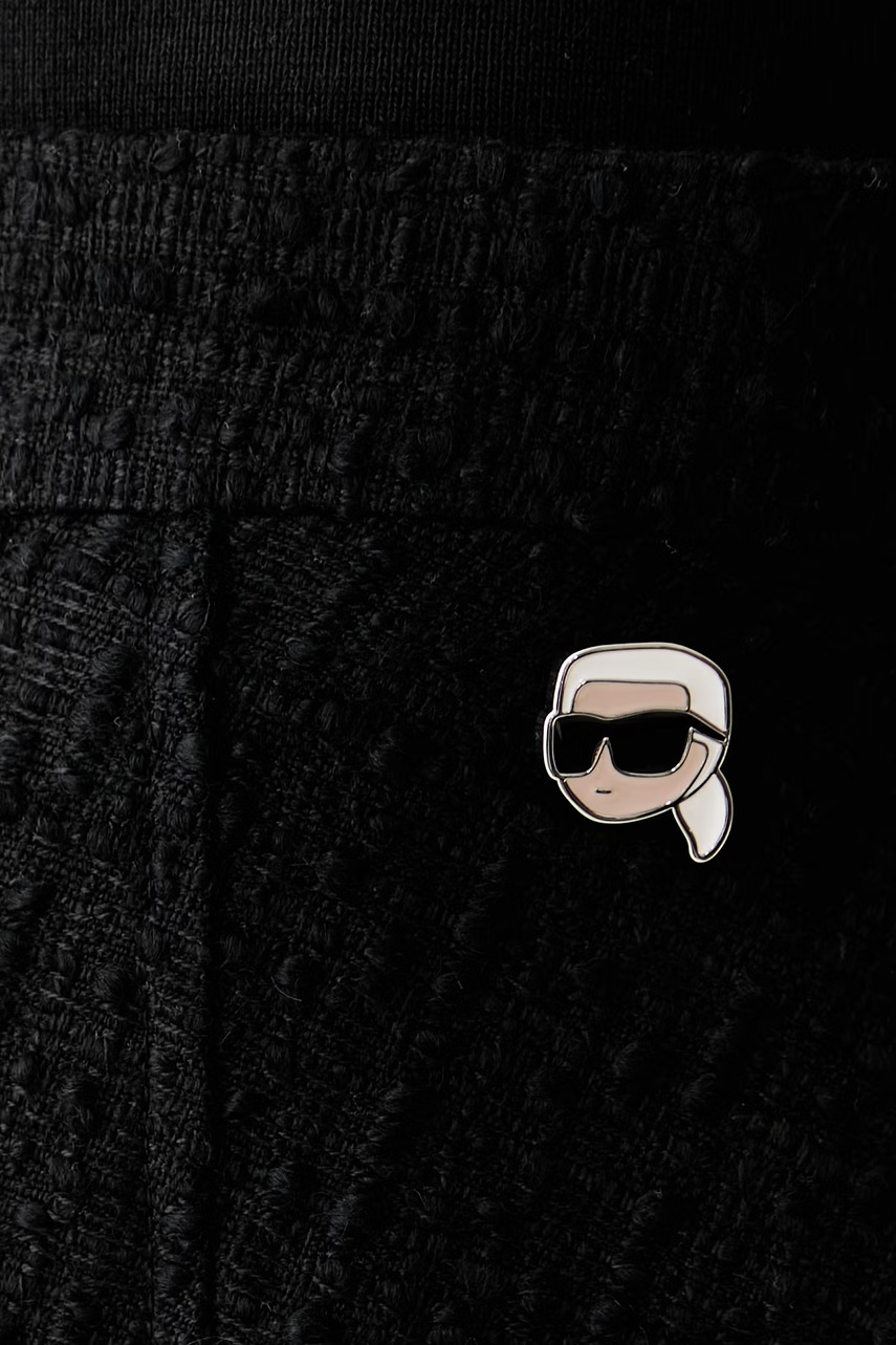 Karl Lagerfeld Karl Lagerfeld φούστα με μαλλί IKON - 4