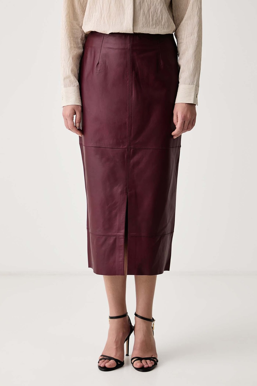 Pedro del Hierro  sukňa z imitácie kože
