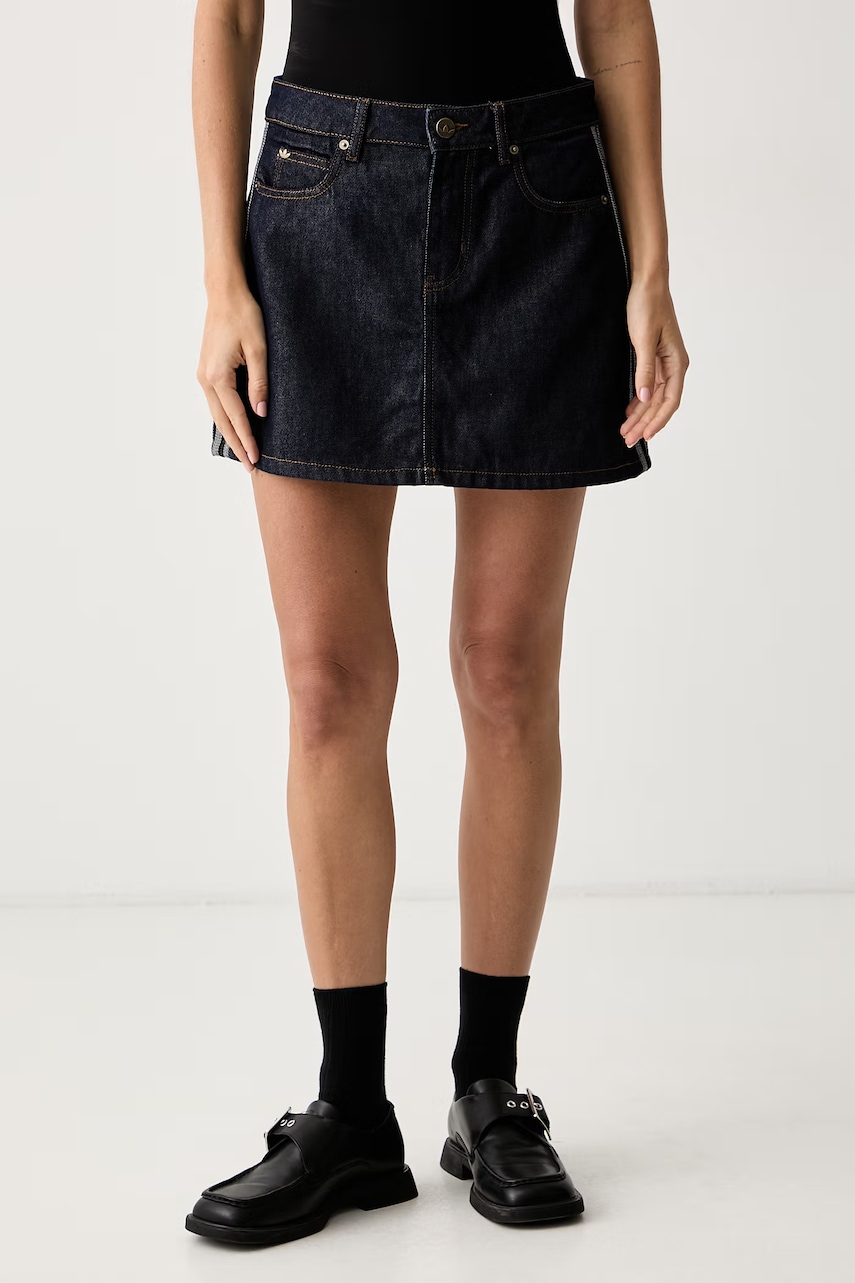 adidas Originals sukňa rifľová