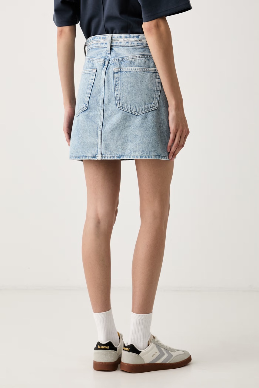 Calvin Klein Jeans sukně džínová (obrázek 3)