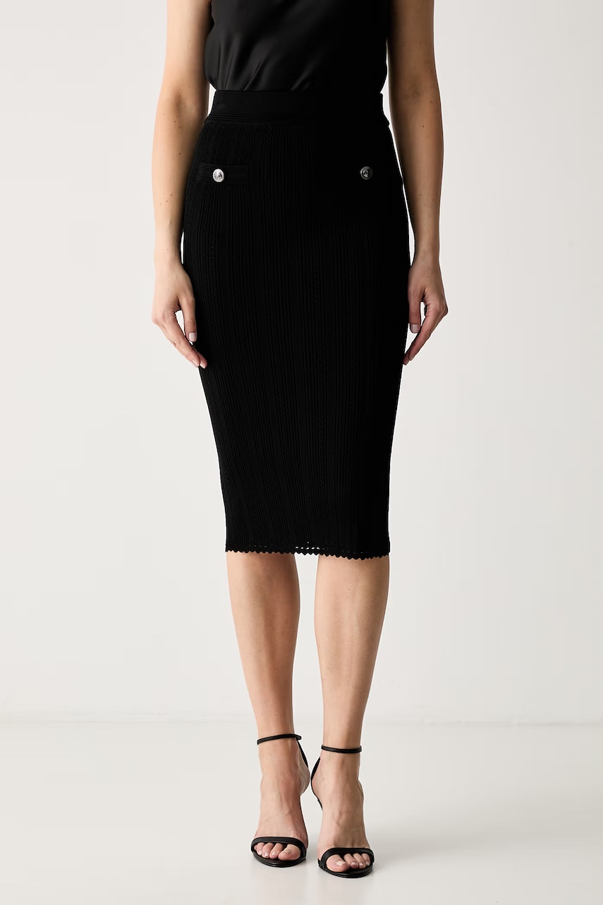 Guess πλεκτή φούστα με βισκόζη CARMEN