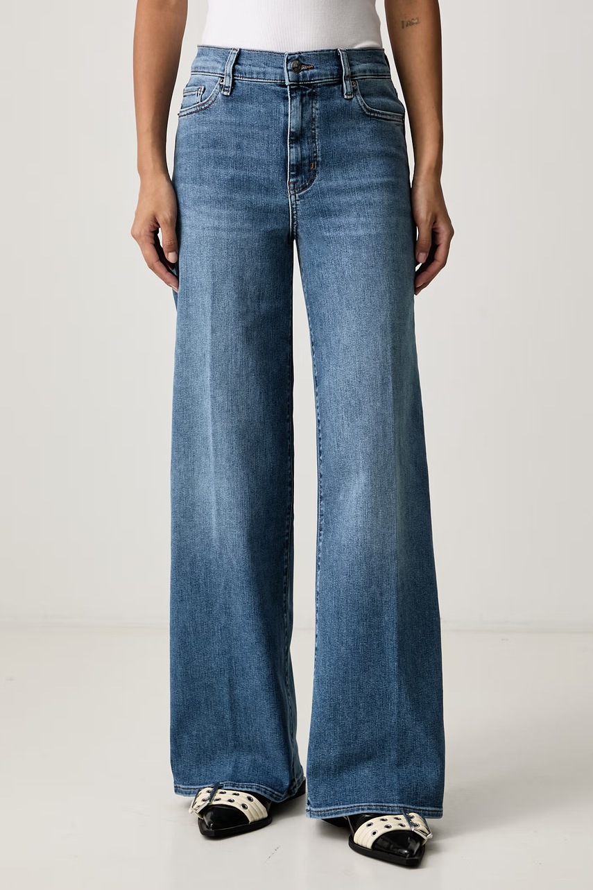 Frame  LE SLIM PALAZZO blugi wide leg pentru femei