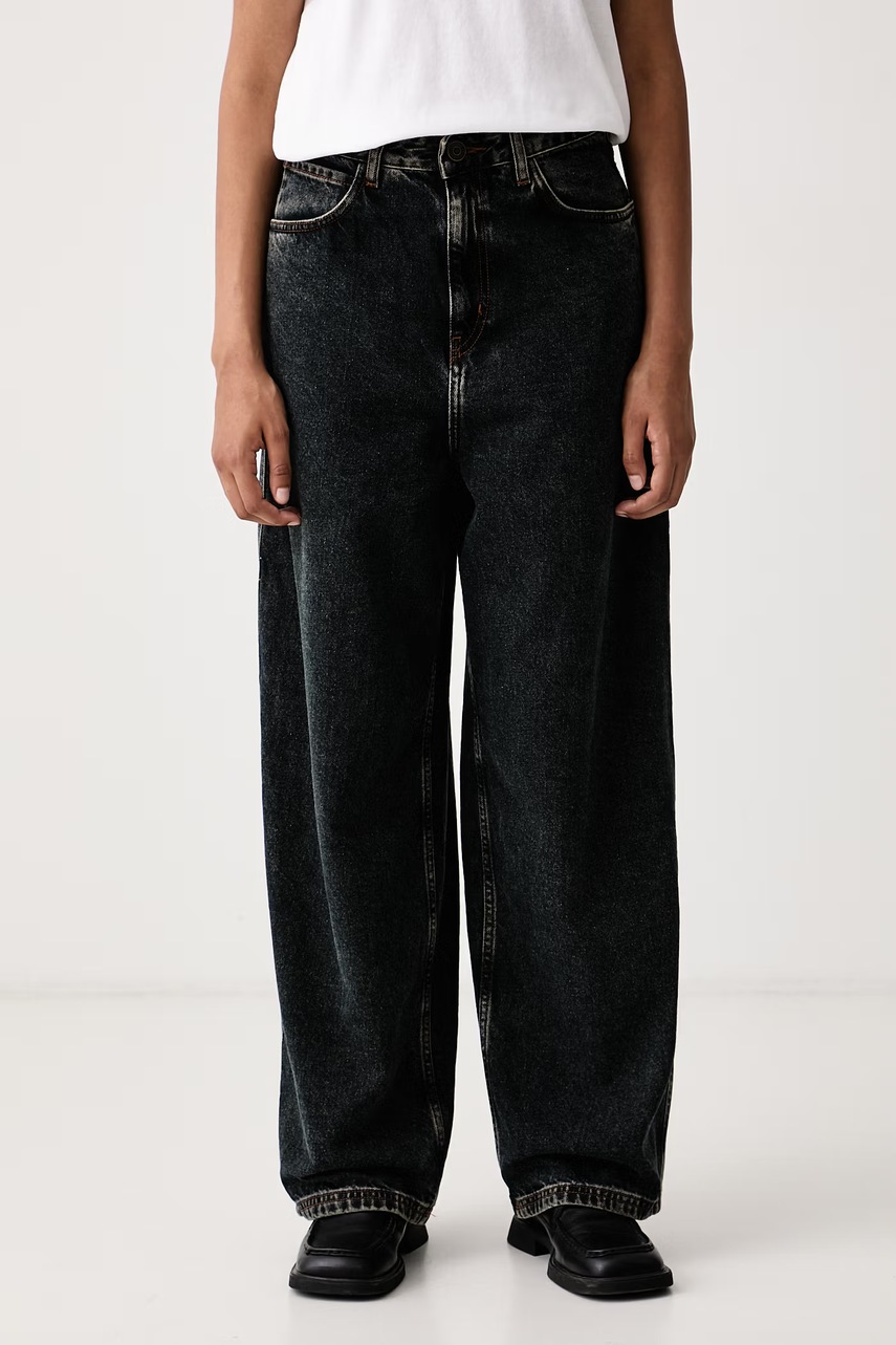 American Vintage  blugi wide leg pentru femei