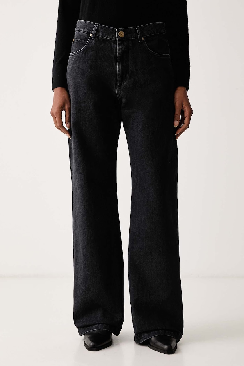 Pinko  blugi wide leg pentru femei