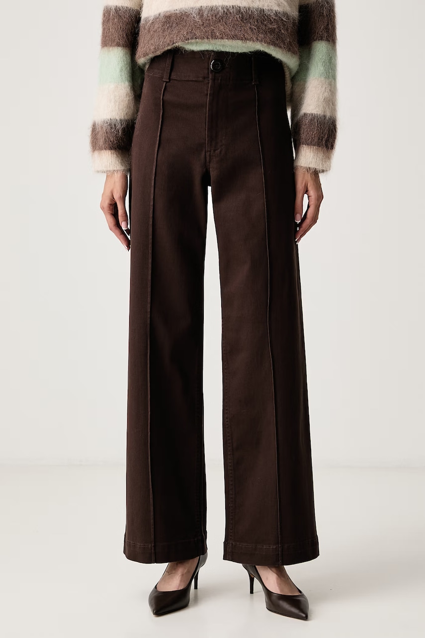 DKNY  blugi wide leg pentru femei