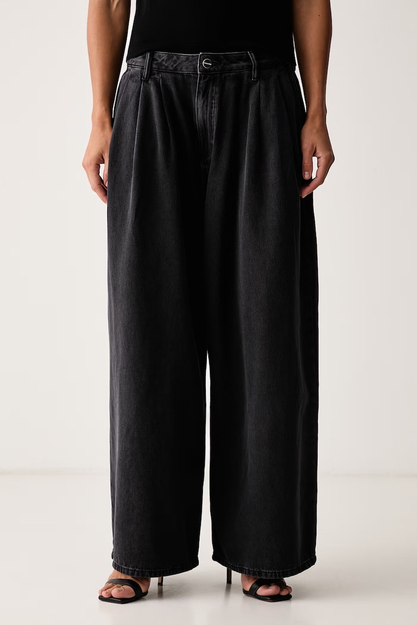 AllSaints  blugi wide leg pentru femei AXIS