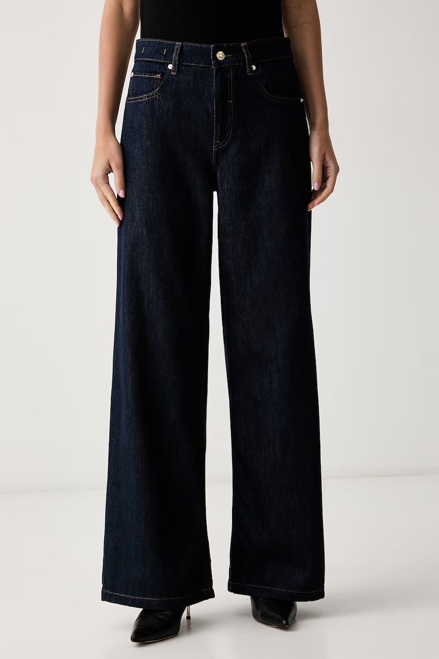 iBlues jeansy wide leg damskie IBLNINABLUE