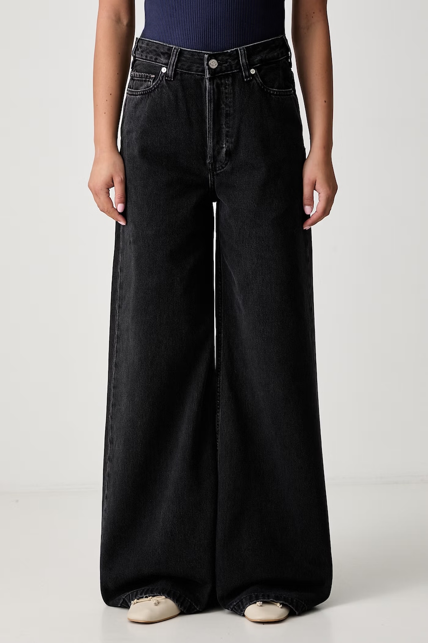 Scotch & Soda jeansy wide leg damskie
