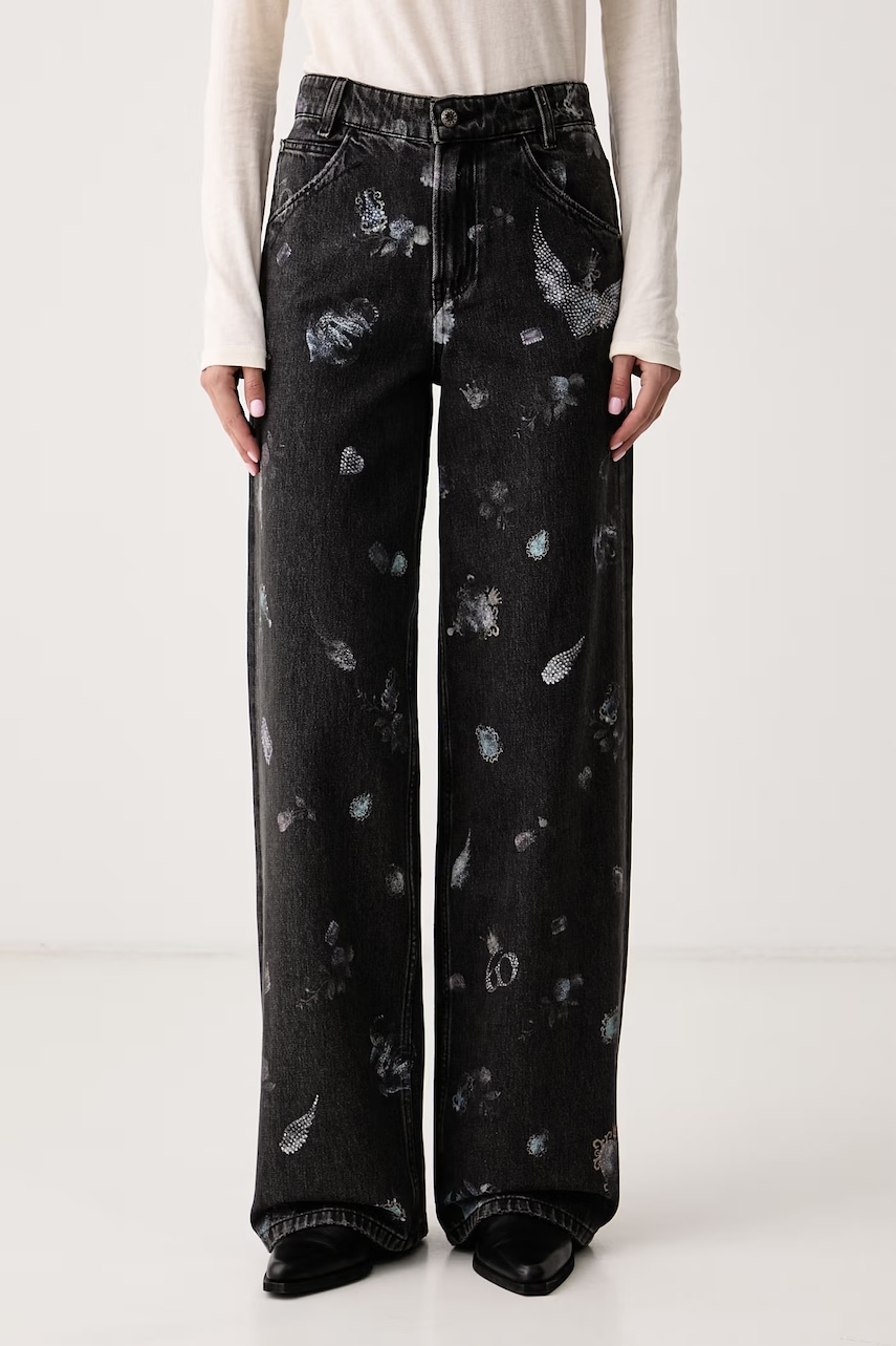 Miss Sixty  blugi wide leg pentru femei