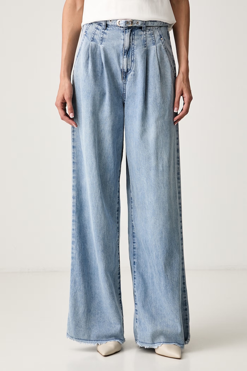 Morgan jeansy wide leg damskie