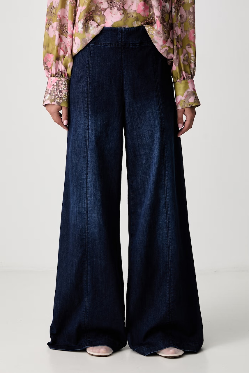 Joseph Ribkoff jeansy wide leg damskie