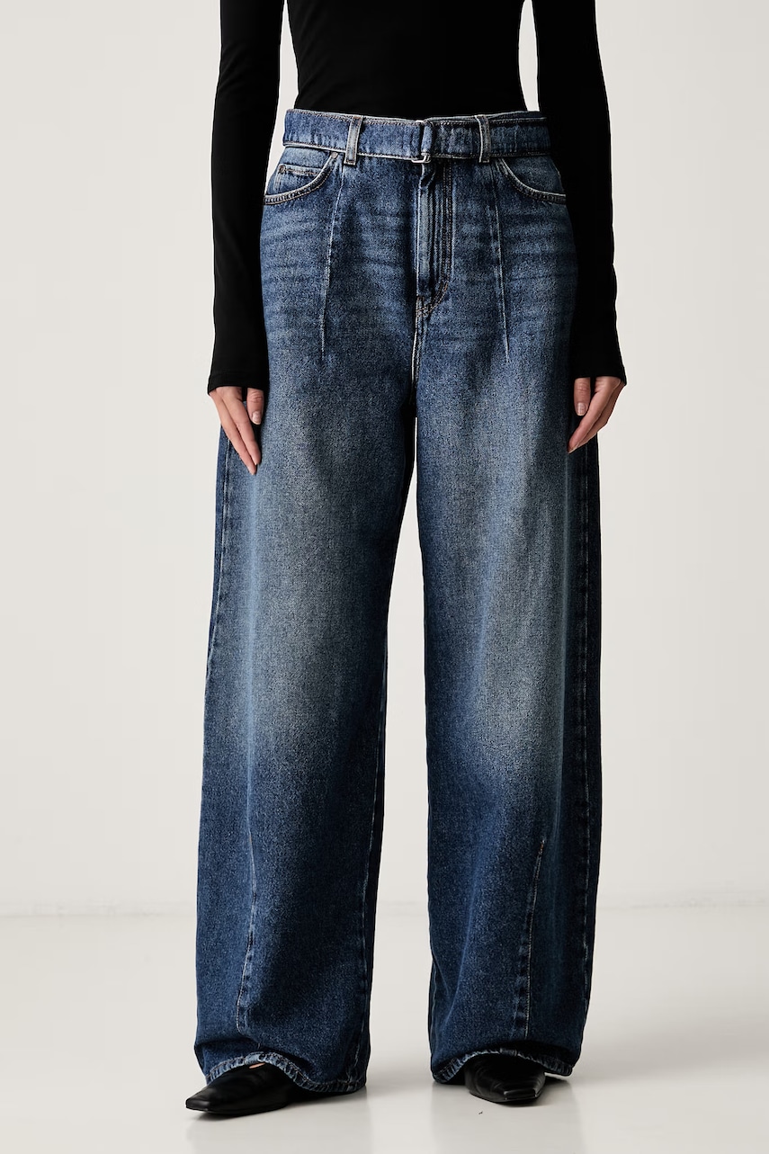 Weekend Max Mara jeansy relaxed fit damskie WKDMADIA