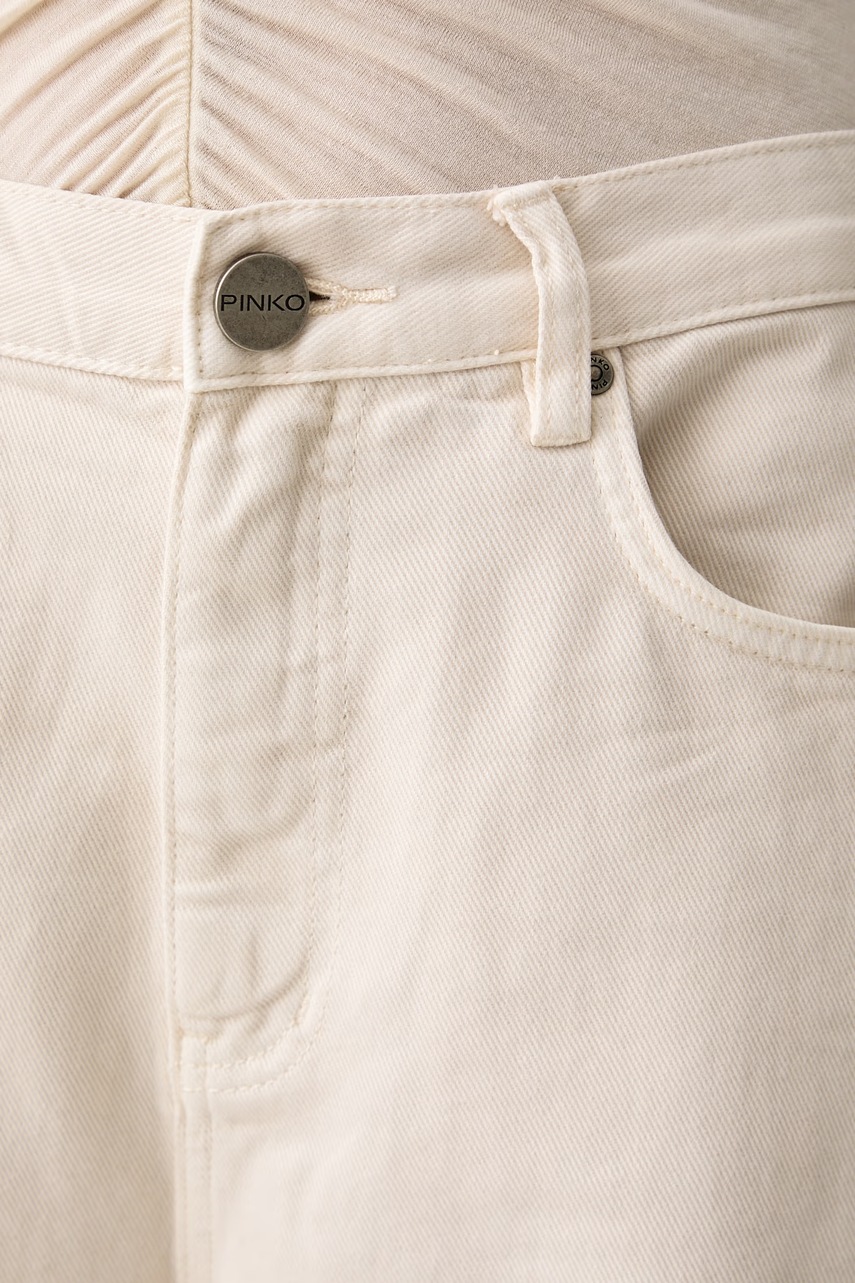 Pinko Pinko τζιν wide leg γυναικεία - 4