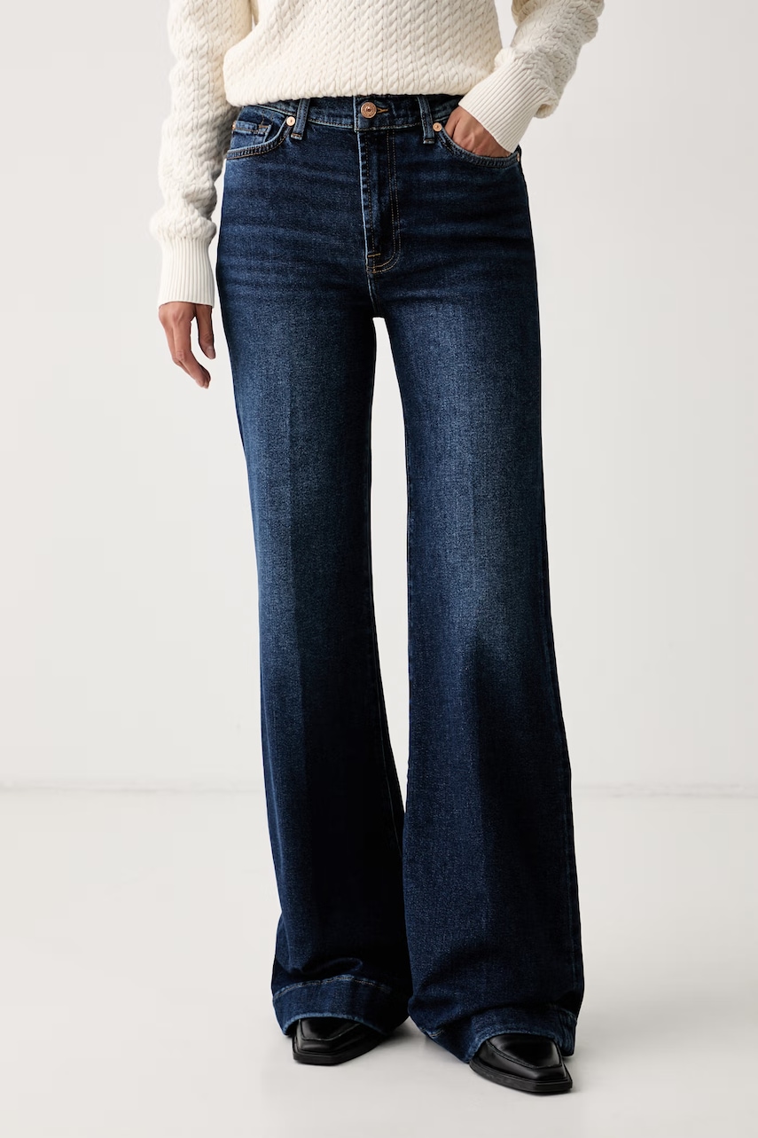7 FOR ALL MANKIND jeansy flare damskie