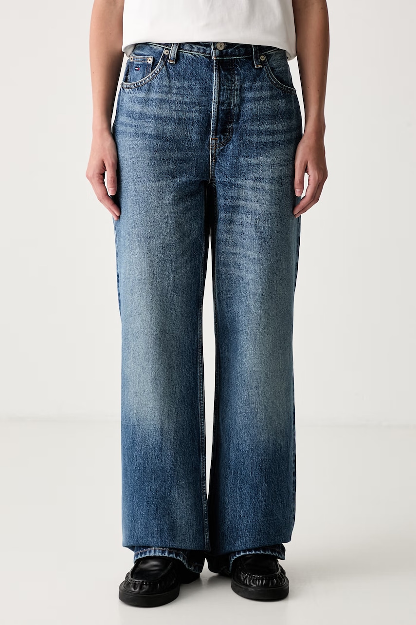 Tommy Jeans jeansy relaxed fit damskie