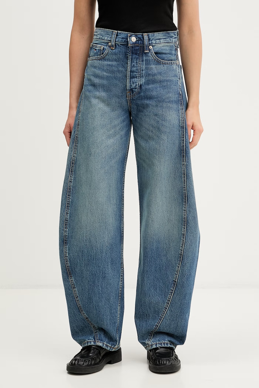 Tommy Jeans blugi barrel pentru femei