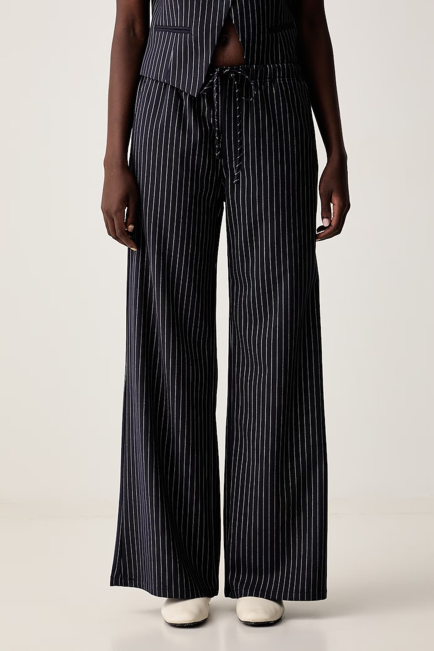 Guess Jeans spodnie wide leg damskie