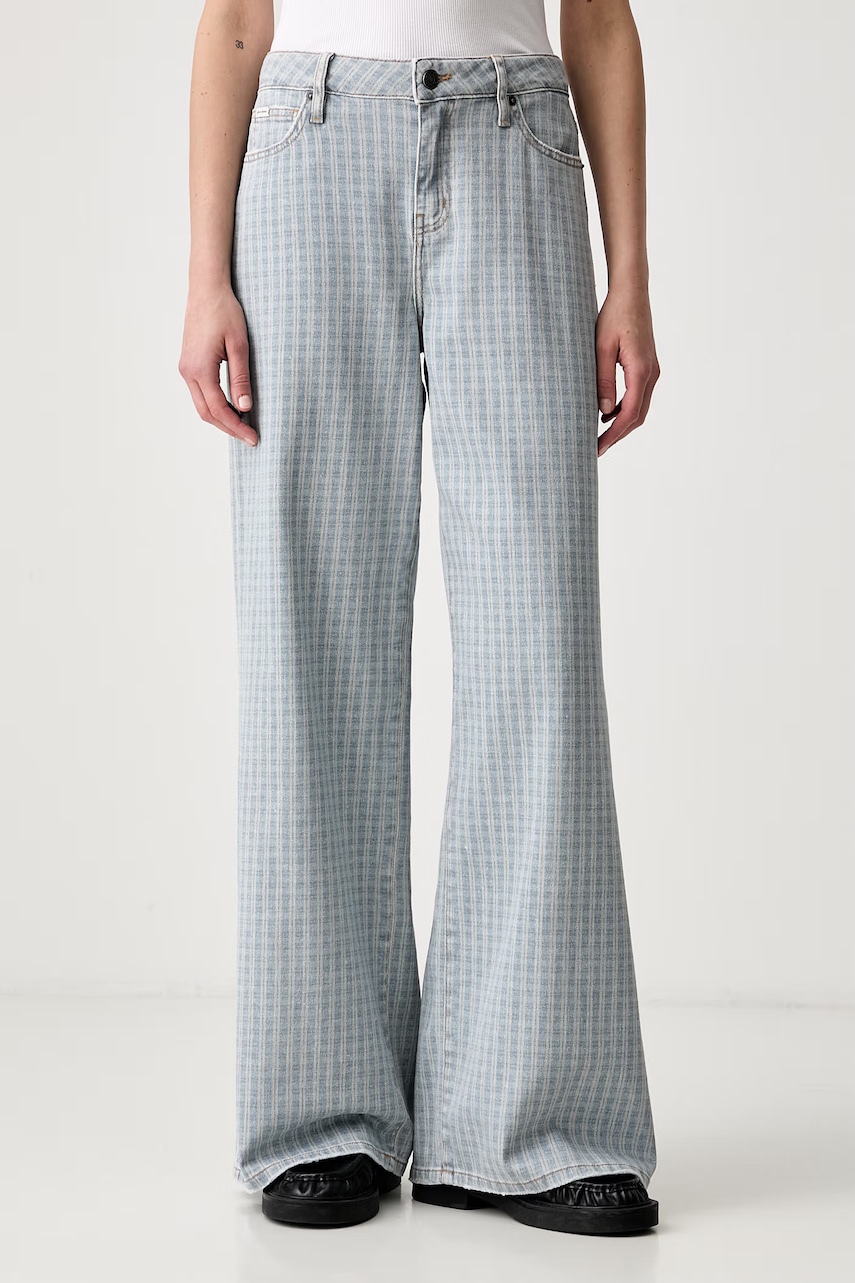 Guess Jeans blugi wide leg pentru femei