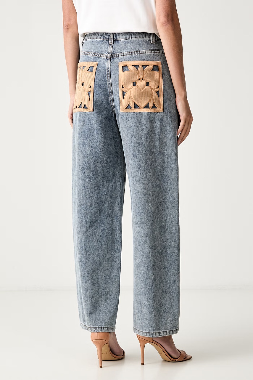 Farm Rio Farm Rio τζιν relaxed fit γυναικεία - 3