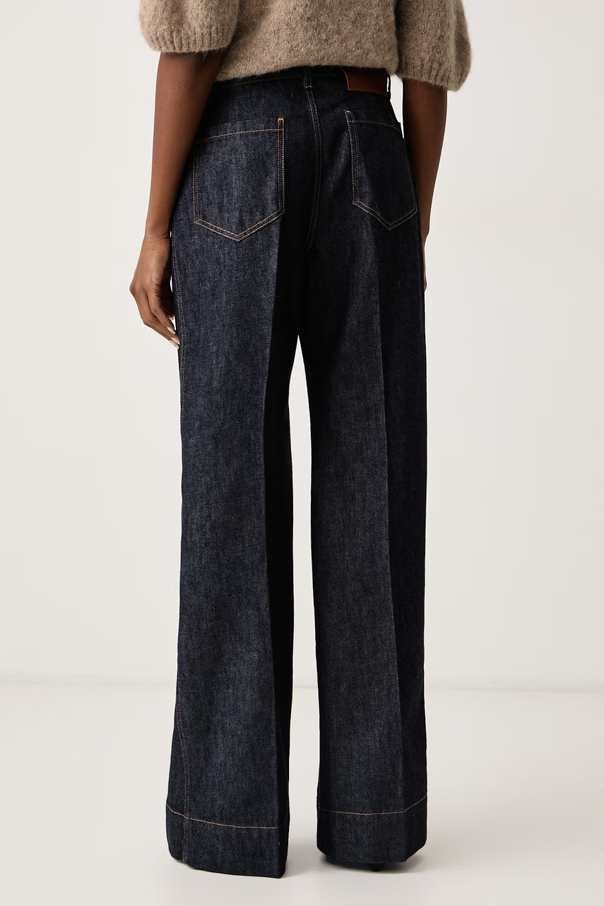 Victoria Beckham Victoria Beckham τζιν wide leg γυναικεία Alina - 3