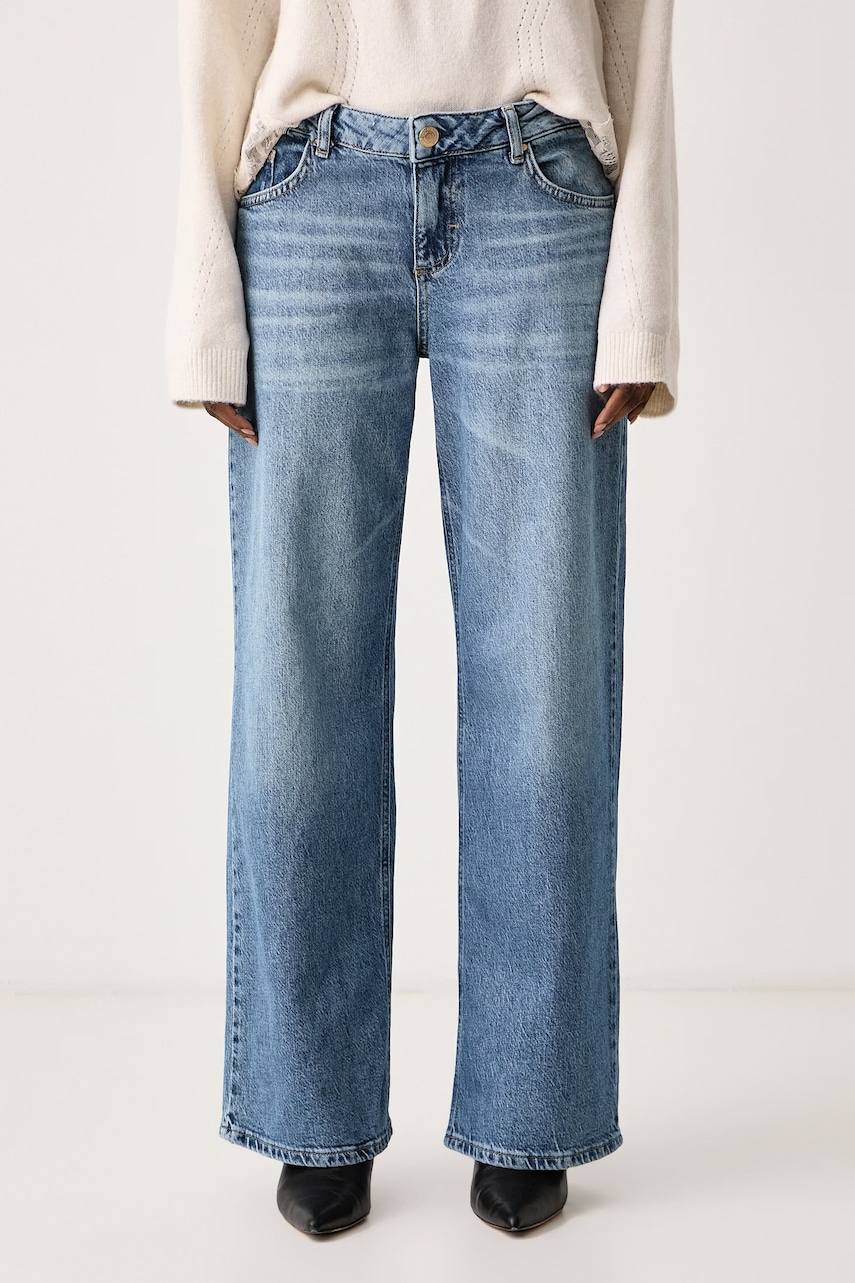 Guess τζιν wide leg γυναικεία