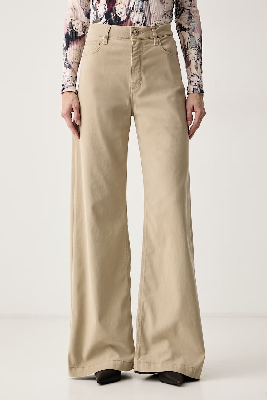 Guess τζιν wide leg γυναικεία BELLAGIO