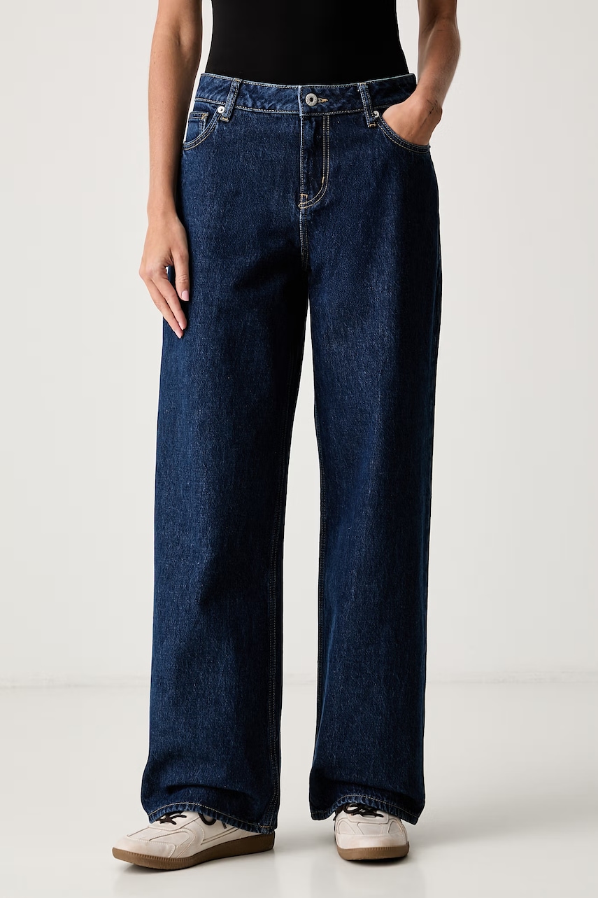 HUGO Blue jeansy loose damskie Gamala_B