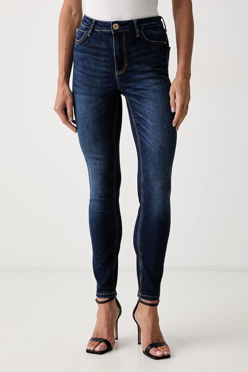 Guess jeansy skinny damskie 1981 SKINNY