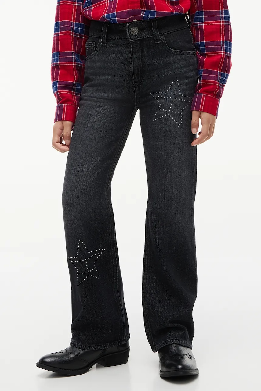 Tommy Hilfiger blugi flared pentru copii FLARE