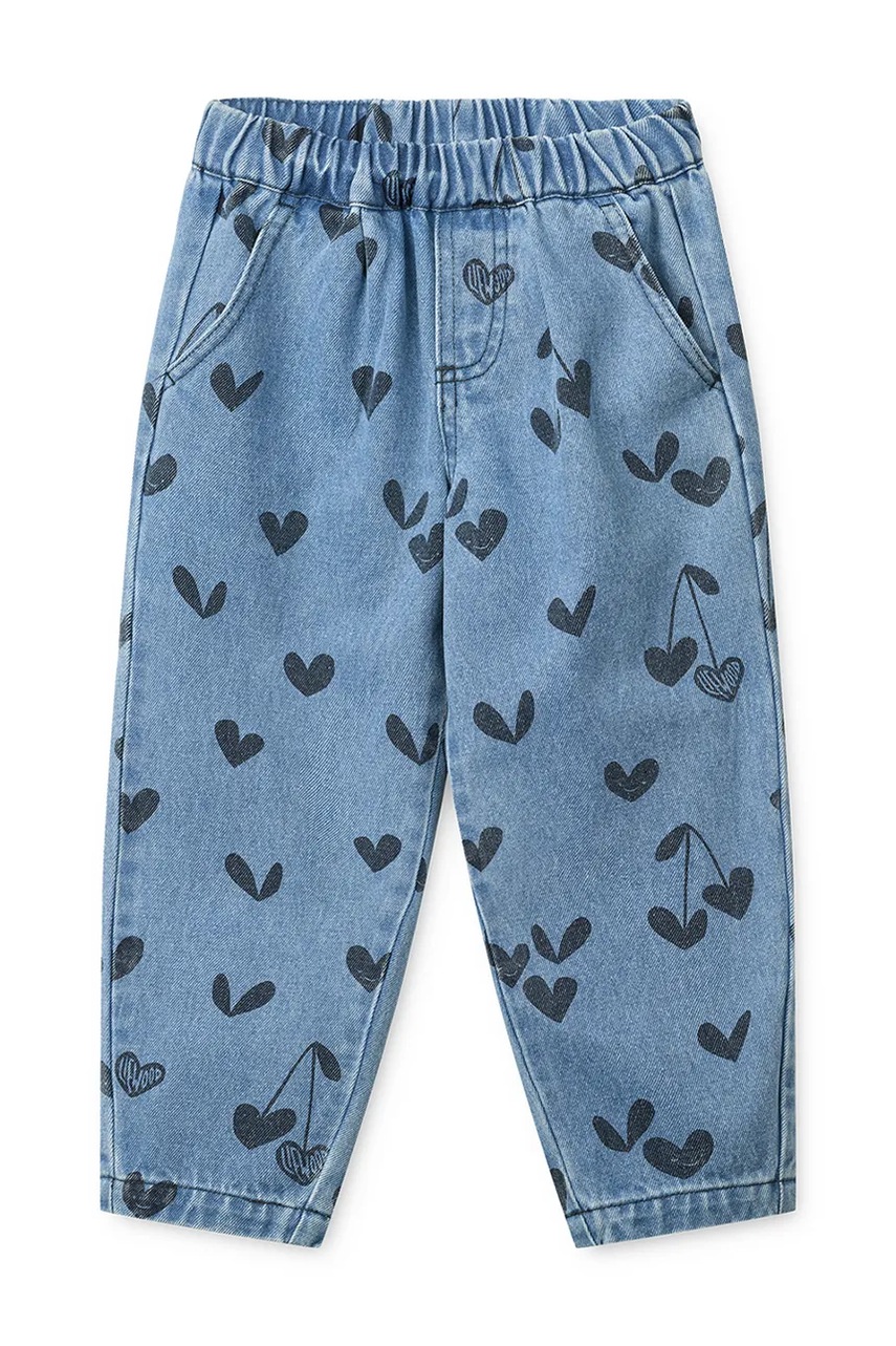 Liewood  дънки за деца Borris Printed Denim Pants w Pocket