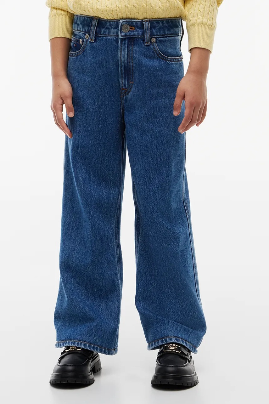Tommy Hilfiger blugi wide leg pentru copii WIDE LEG