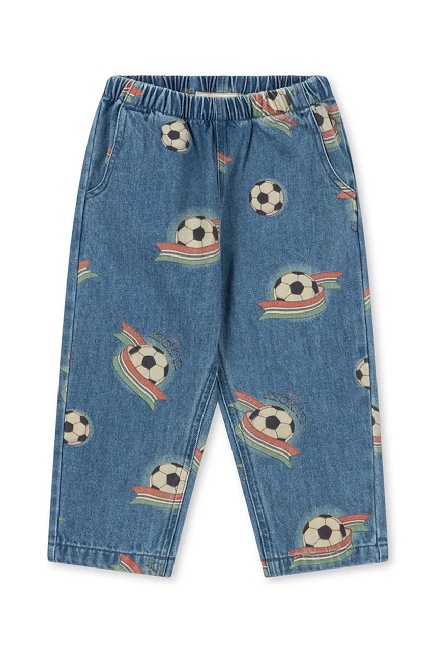 Konges Sløjd straight traperice za djecu MAGOT PANTS GOTS