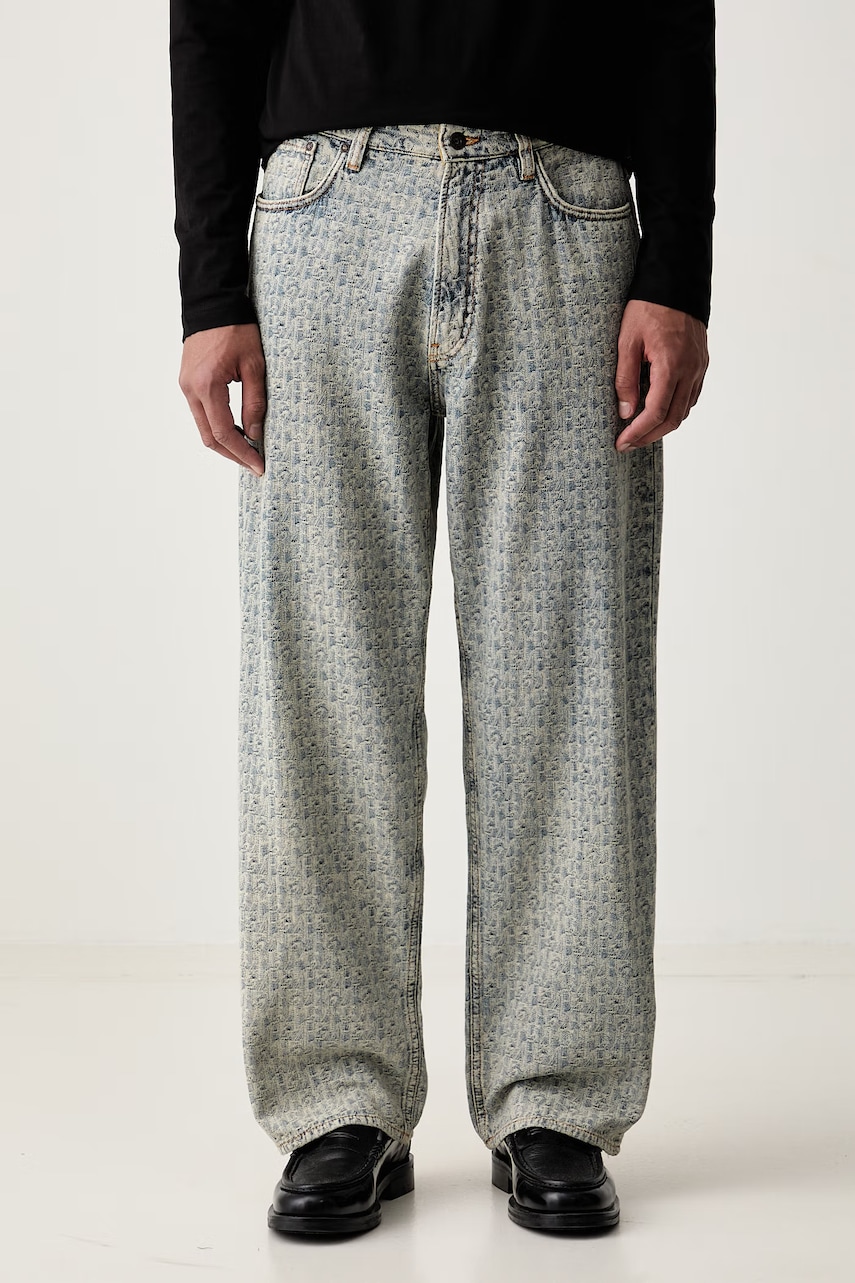 Emporio Armani blugi relaxed fit pentru bărbați