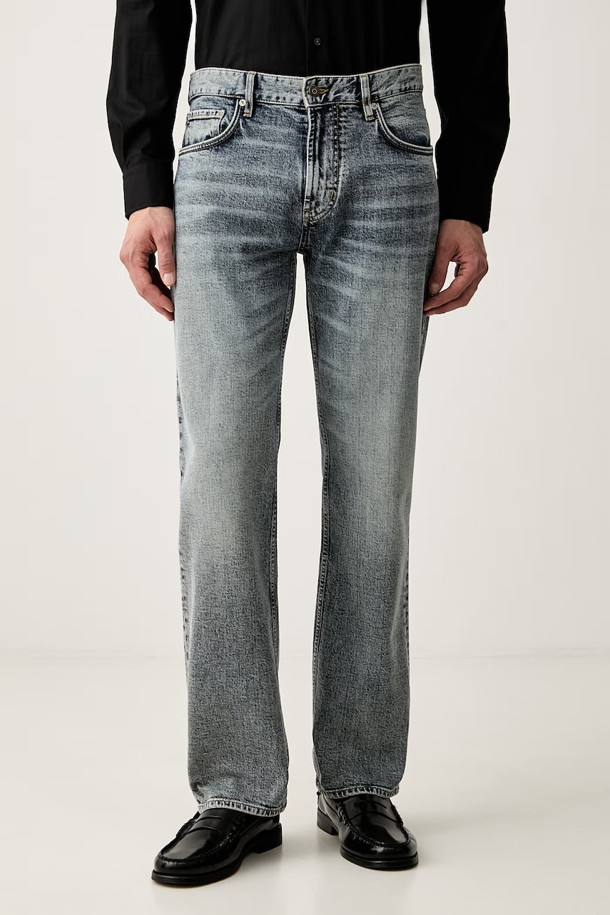 Emporio Armani blugi straight pentru bărbați