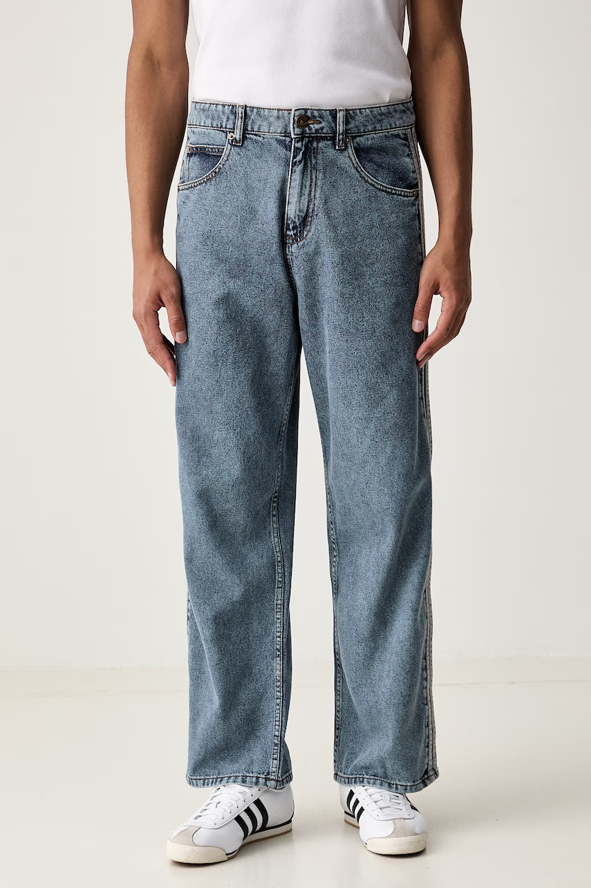 adidas Originals jeansy straight męskie Firebird