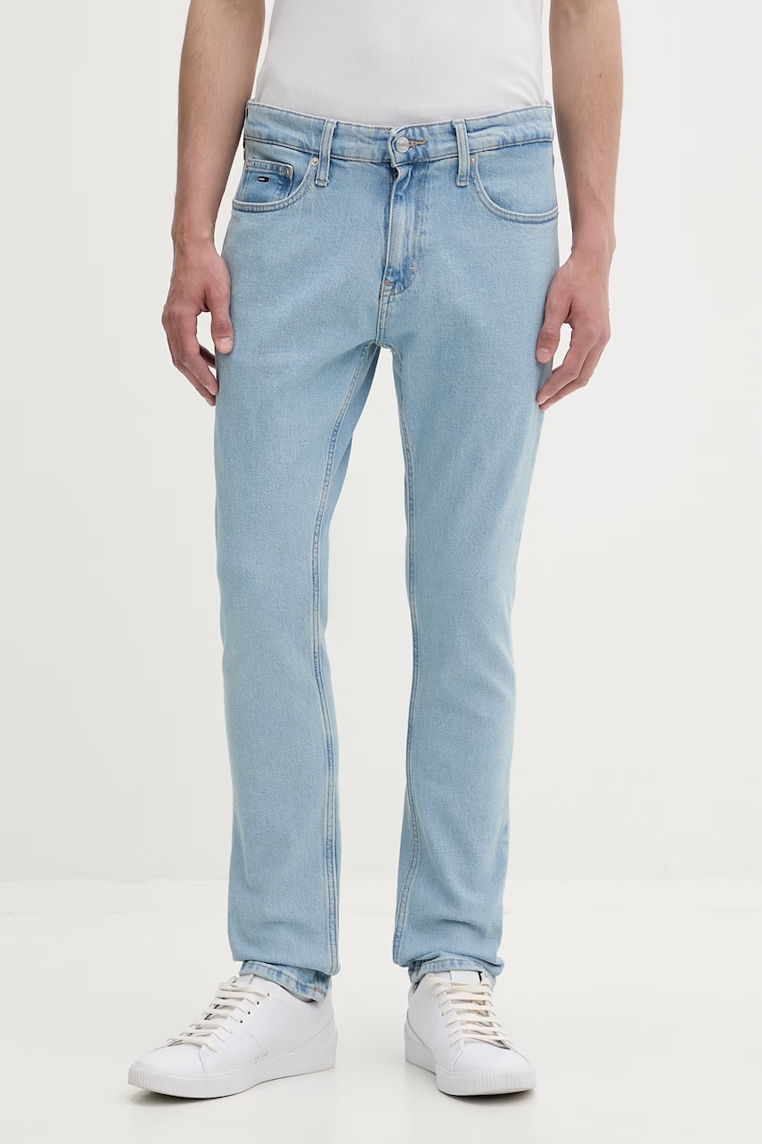 Tommy Jeans blugi slim tapered pentru bărbați