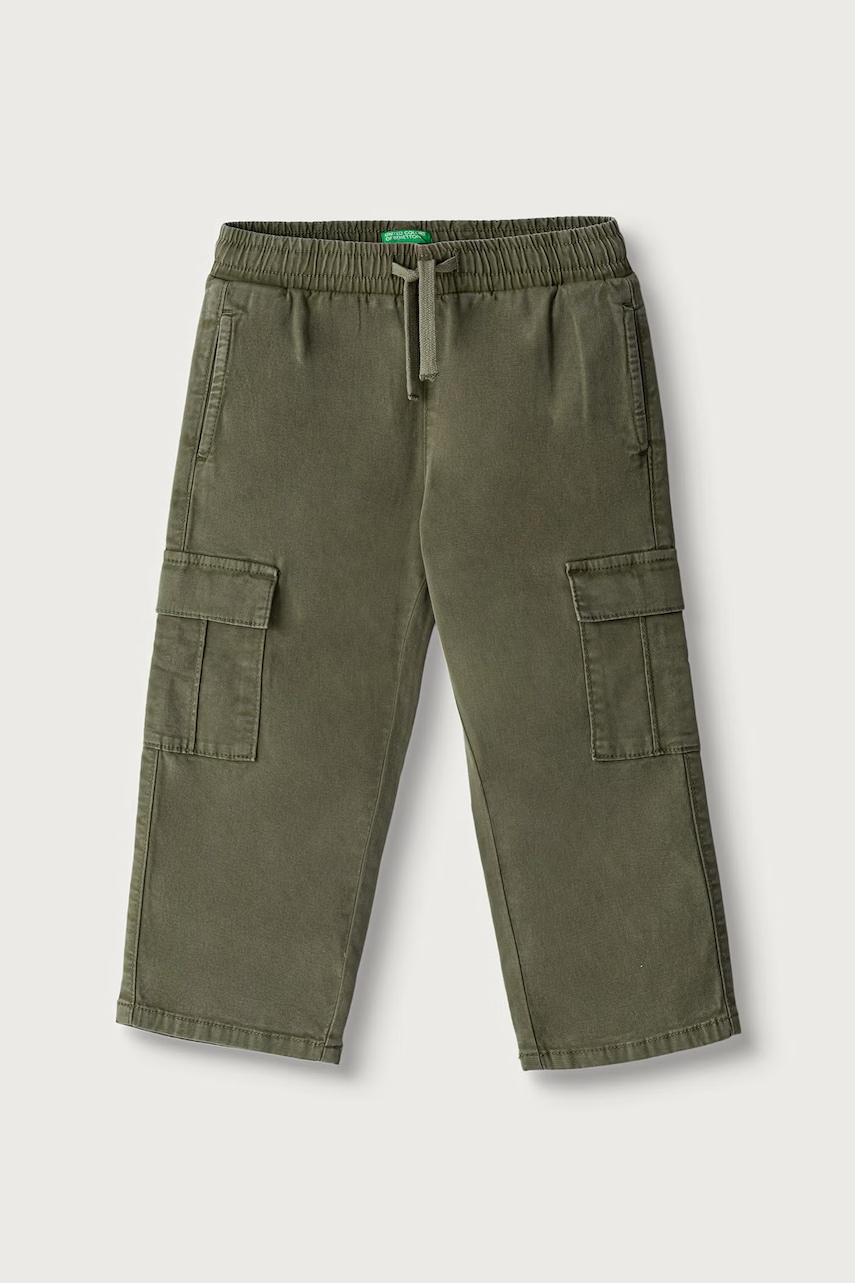 United Colors of Benetton  nohavice cargo detské bavlnené s elastanom