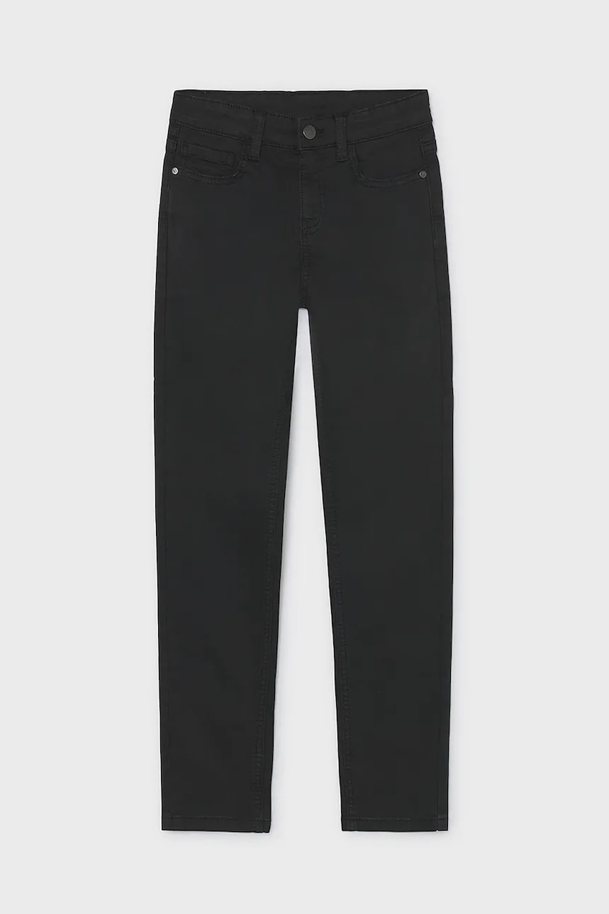 Mayoral regularne hlače za djecu od pamuka s elastanom slim fit basic