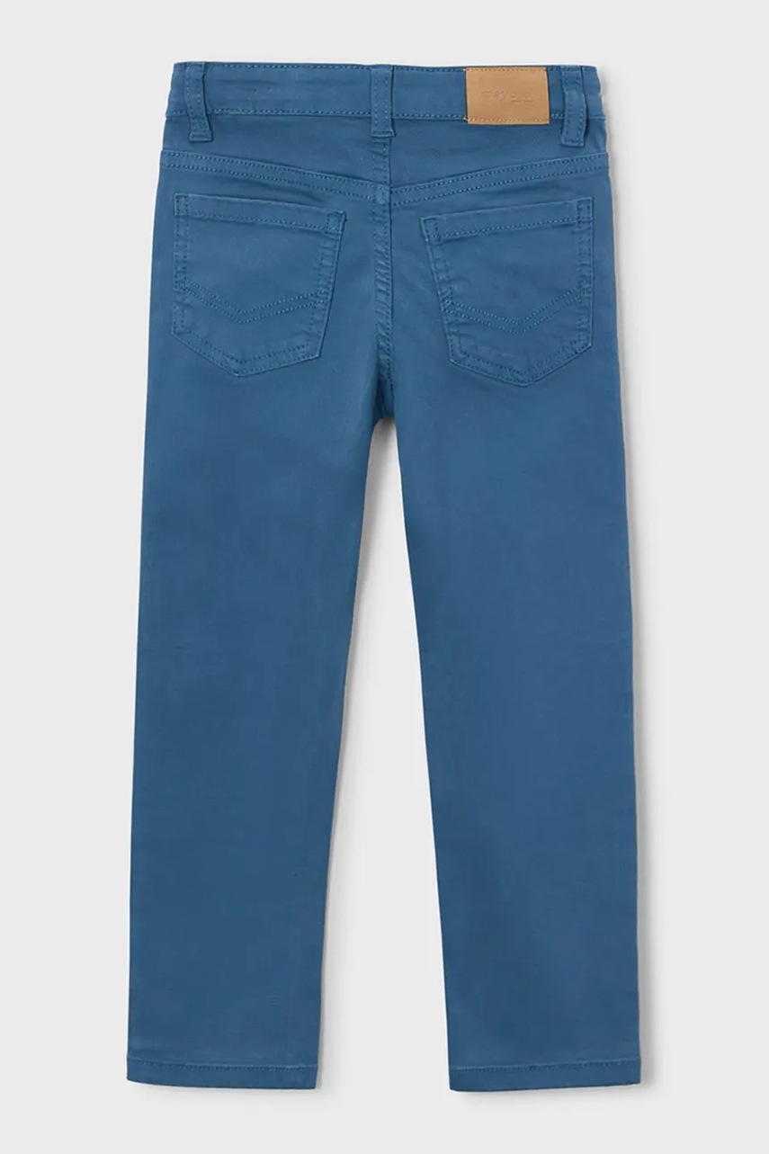 Mayoral kalhoty dětské bavlněné s elastanem slim fit basic (obrázek 2)