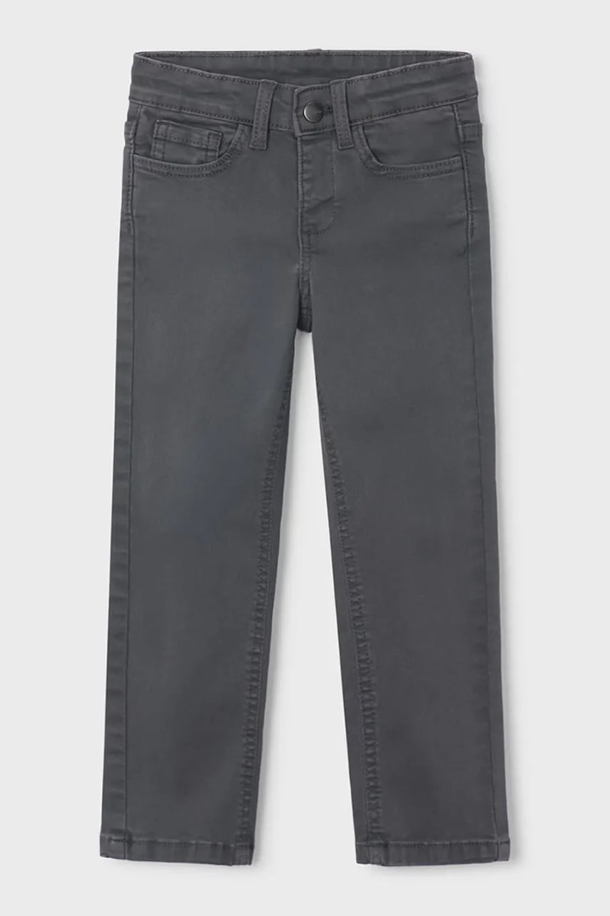 Mayoral nohavice detské bavlnené s elastanom slim fit basic