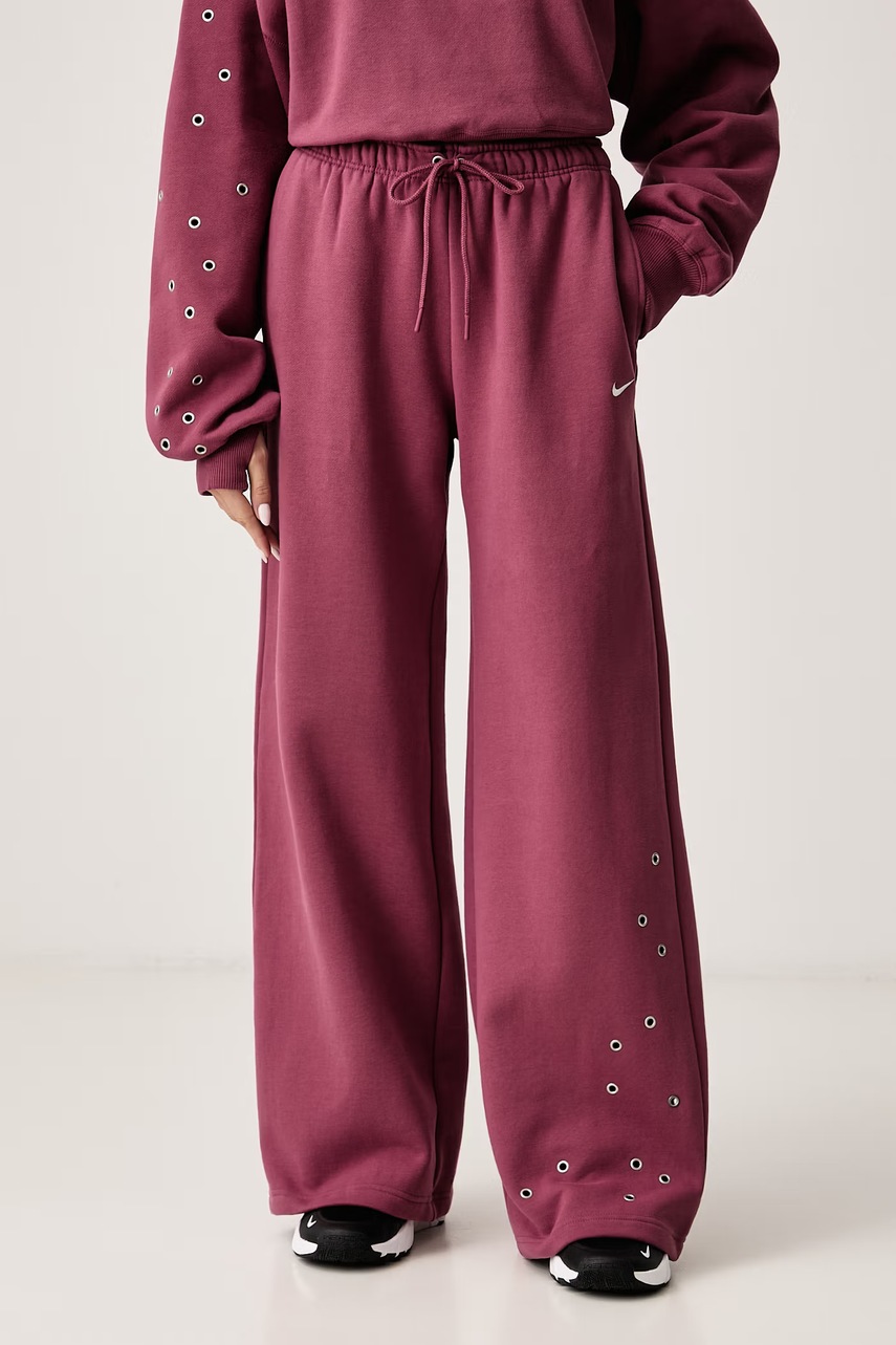 Nike Sportswear donji dio trenirke za žene s pamukom Studio Fleece