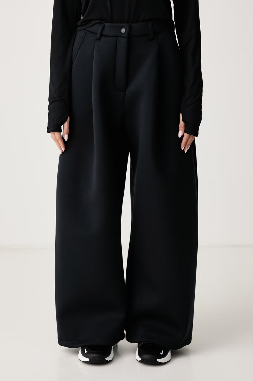 Nike Sportswear wide leg hlače za žene s modalom