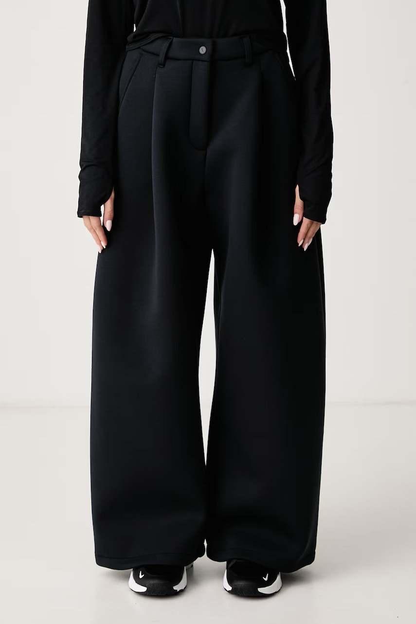 Nike Sportswear wide leg hlače za žene s modalom