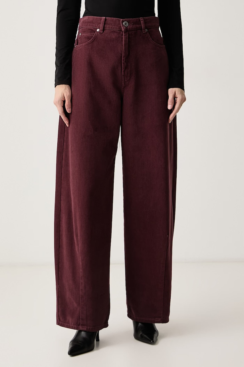 Weekend Max Mara παντελόνι γυναικείο βαμβακερό WKDORDINE