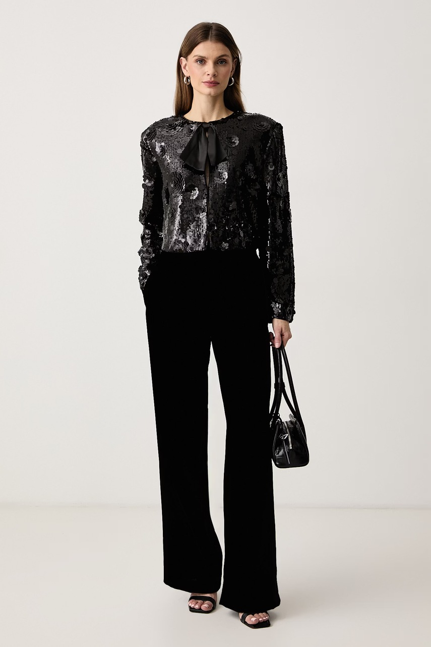 Weekend Max Mara  панталон дамски от кадифе WKIEDRO