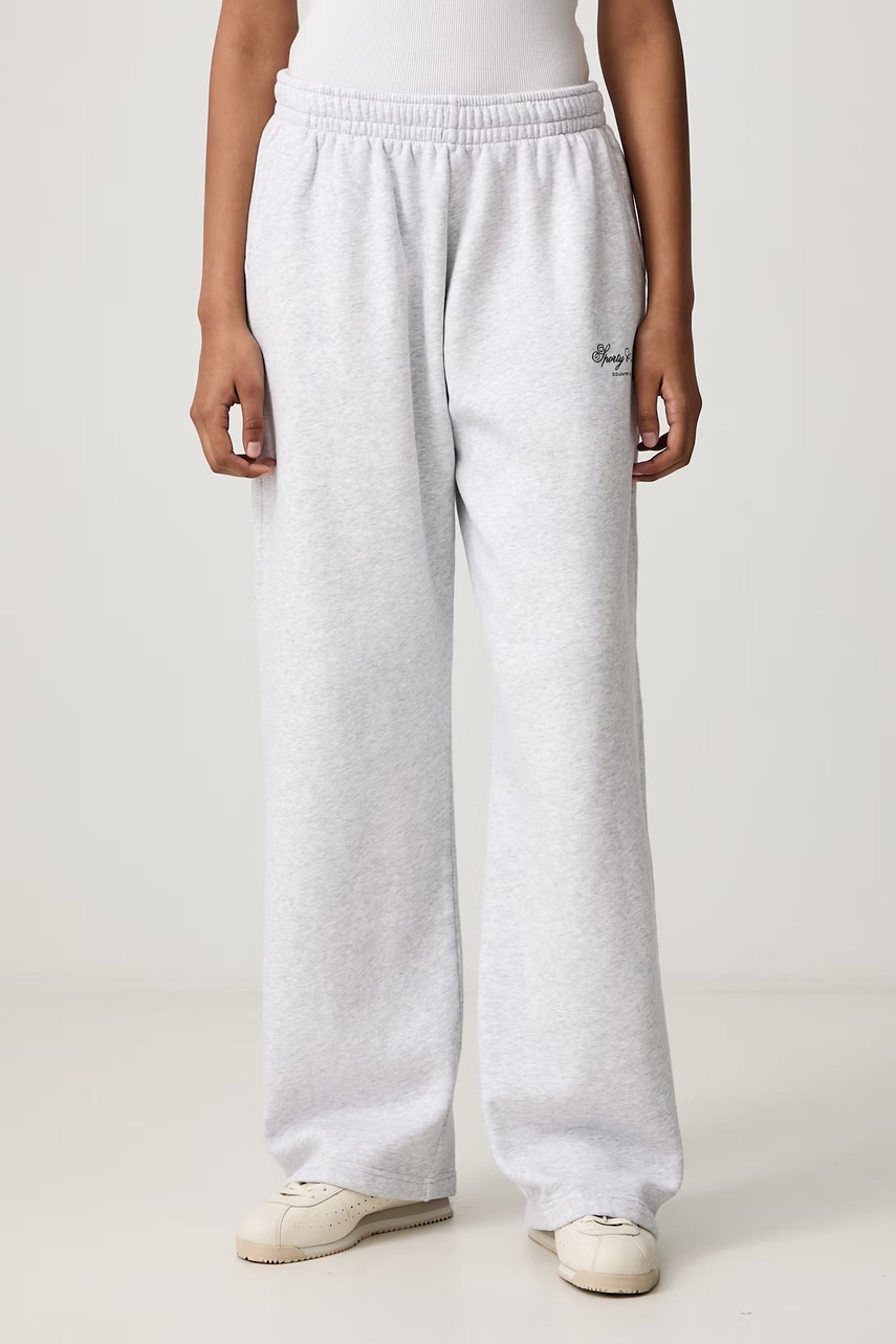 Sporty & Rich  Club Script pantaloni de trening din bumbac pentru femei