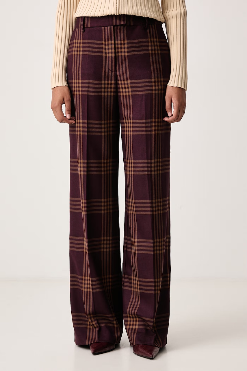 Lola Casademunt  pantaloni de costum pentru femei cu vâscoză